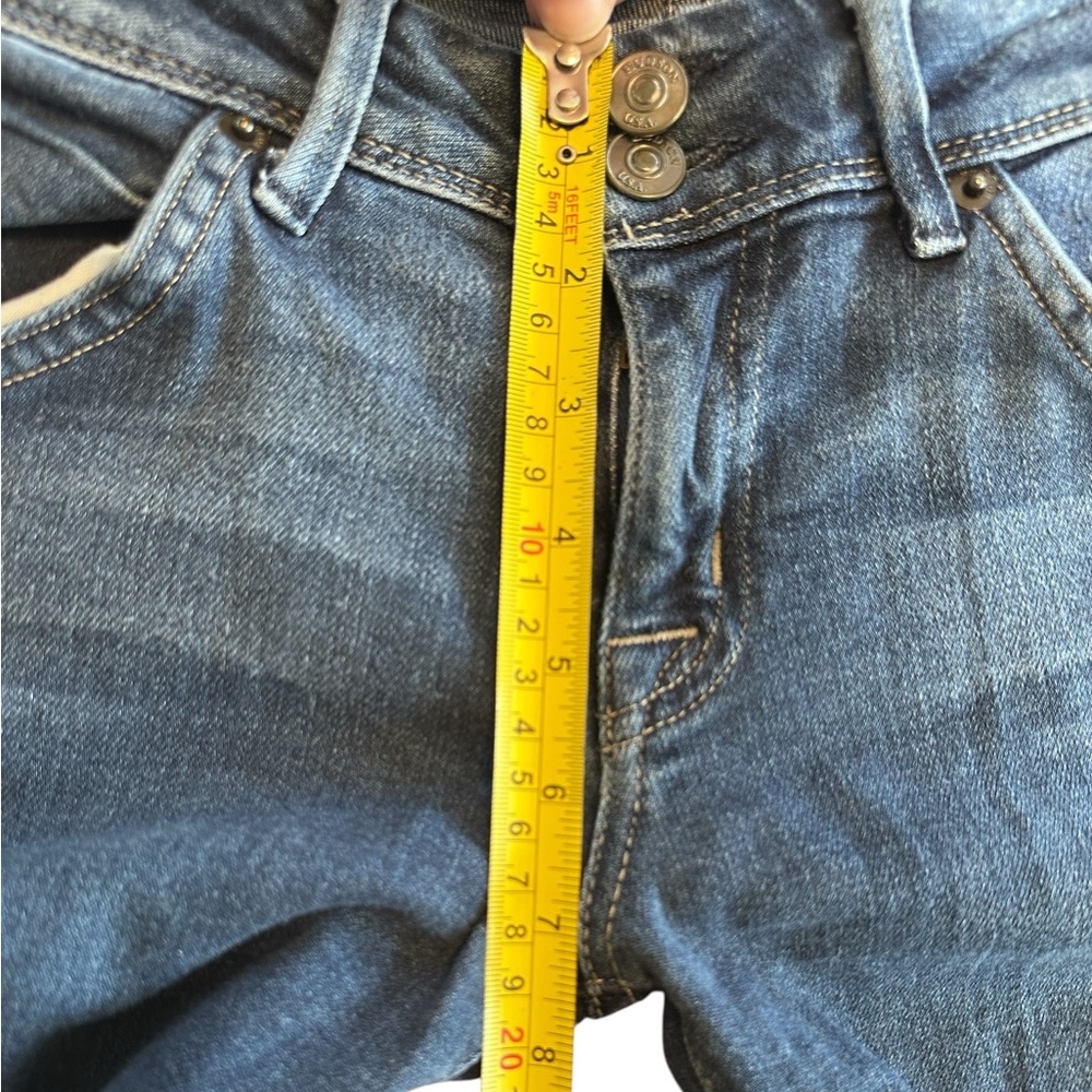 Hudson USA Bootcut Jeans Womens 28 Low Rise Flap Pocket Stretch Denim 28x30 Sz S - Picture 10 of 16